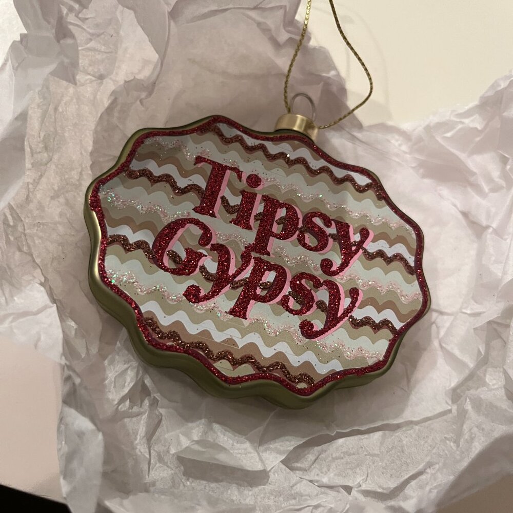 Tipsy Gypsy Christmas‎ Ornament 3.5 Inch Holiday Decor